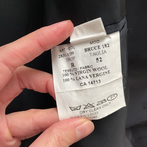 Loro Piana Fabric Tasmanian Super 120’s Virgin Wool Blazer, size 52 R - Picture 4 of 9